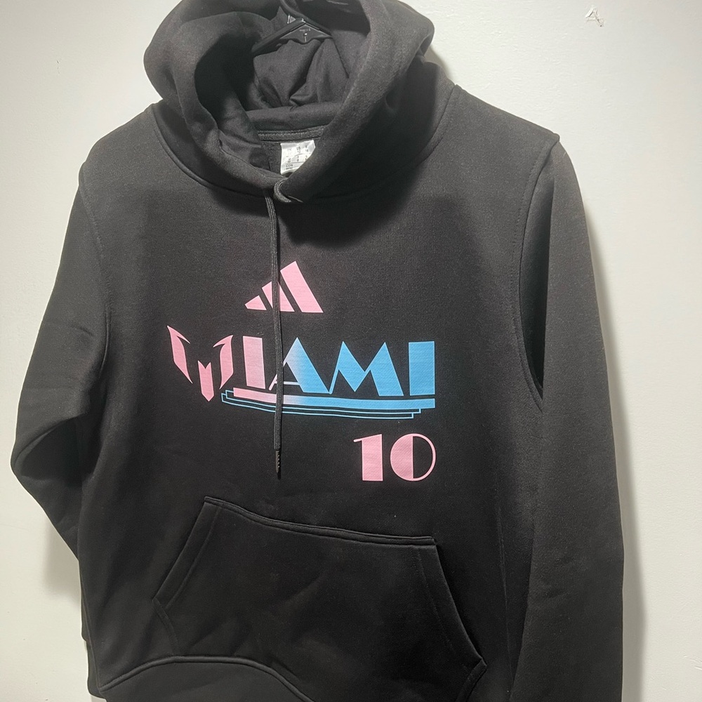 New Black Hoodie with Graphic Design